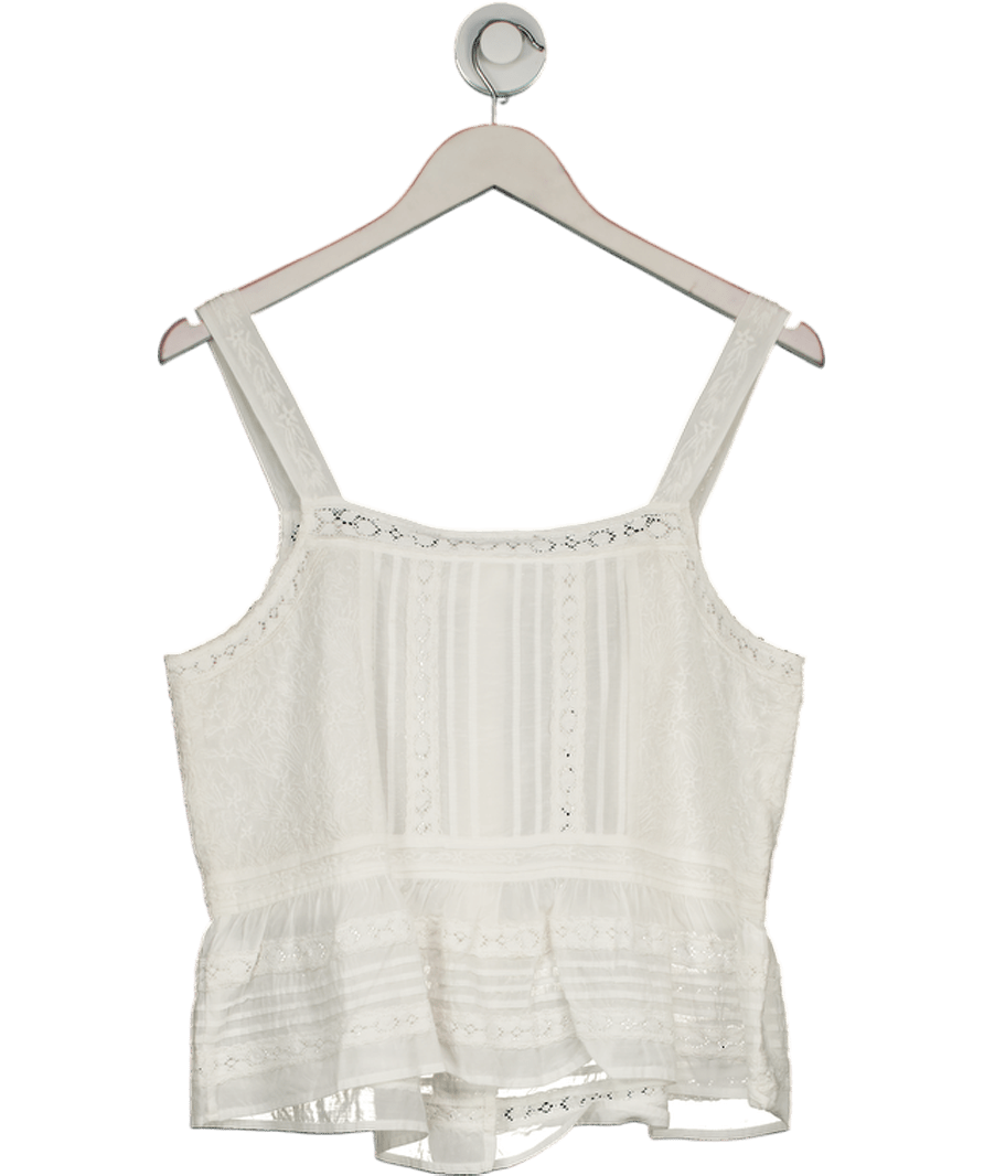 All Saints White Catalina Top UK 12 - Reliked