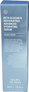 Allies of Skin Beta Glucan & Resveratrol Advanced Hydrating Serum 30ml - Reliked