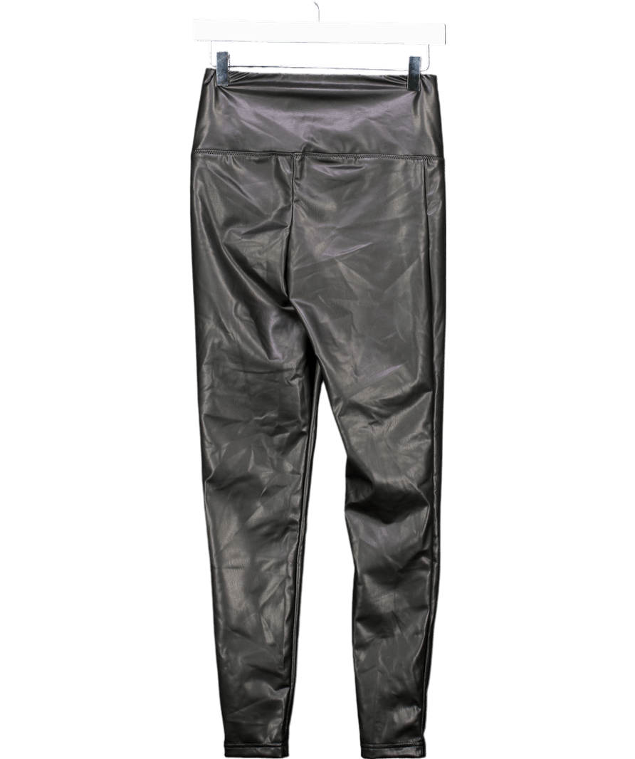 AllSaints Black Cora High - rise Faux Leggings UK 8 - Reliked