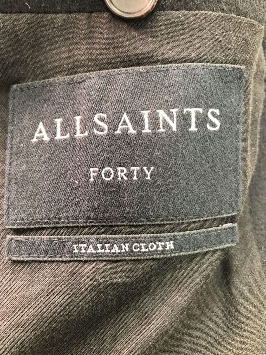 AllSaints Black Renzo Coat UK 40 - Reliked