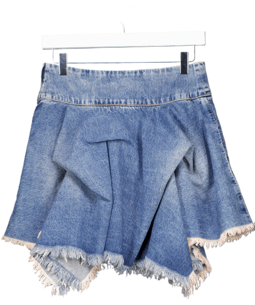 AllSaints Blue Crissy Denim Mini Skirt UK 6 - Reliked