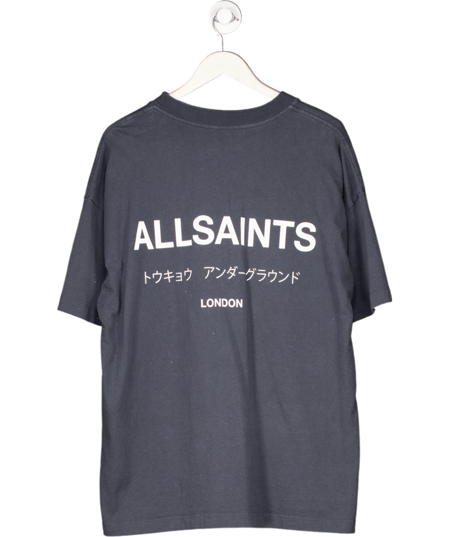 AllSaints Grey Underground T-shirt UK L - Reliked