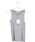 AllSaints Lilac Grey Supersoft Rina Lyocell Tank UK XS - Reliked