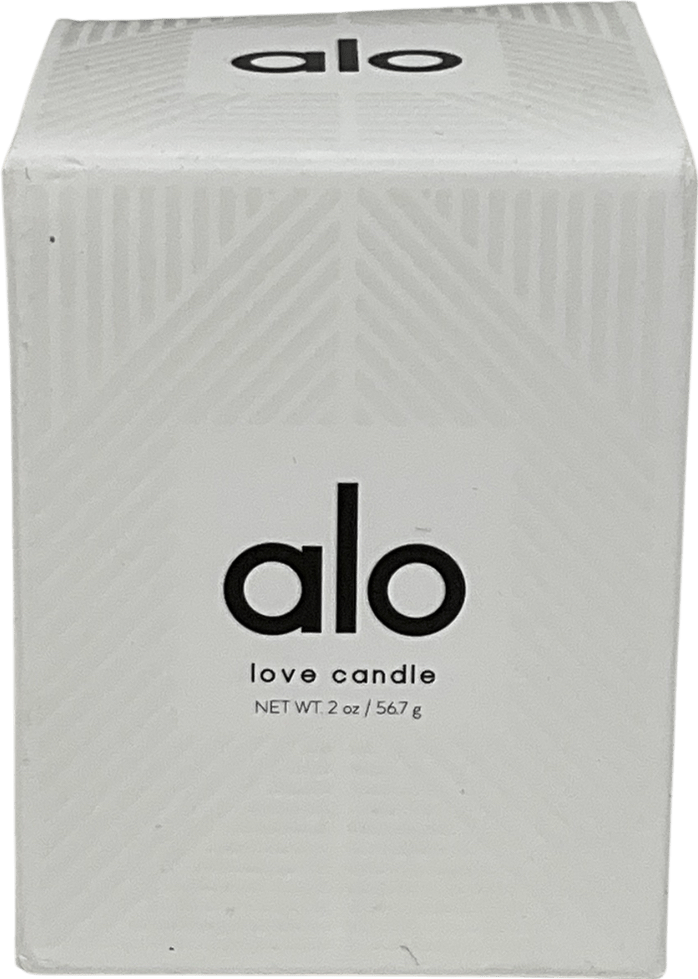 alo White Love Candle One Size - Reliked