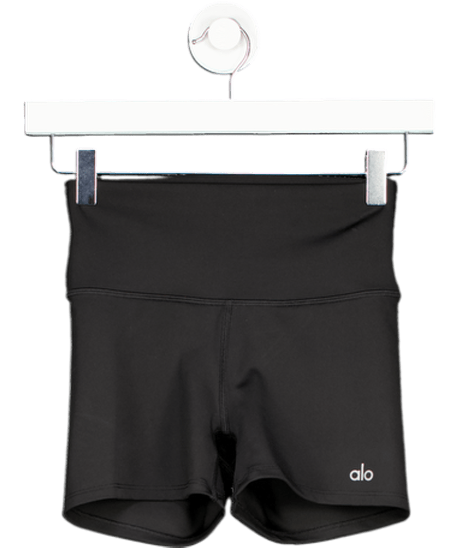 Alo Yoga Black 3" Softsculpt High - waist Precision Short UK XS - Reliked
