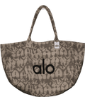 alo yoga Grey Marble Print Large Capacity Tote Bag One Size - Reliked