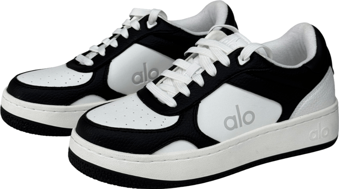 alo yoga White / Black Recovery Mode Trainers UK 5.5 EU 38.5 👠 - Reliked