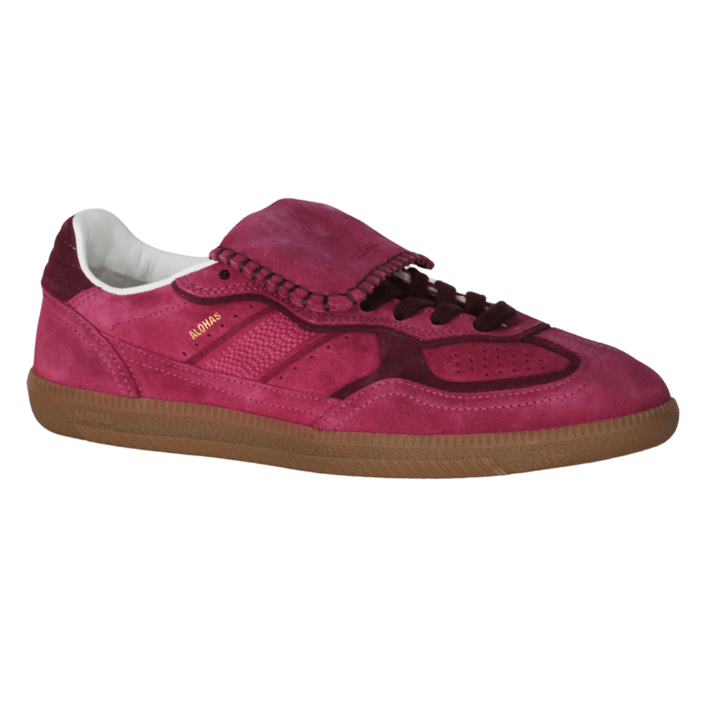 alohas Purple Tb.490 Club Suede Raspberry Leather Trainers UK 8 EU 41 👠 - Reliked