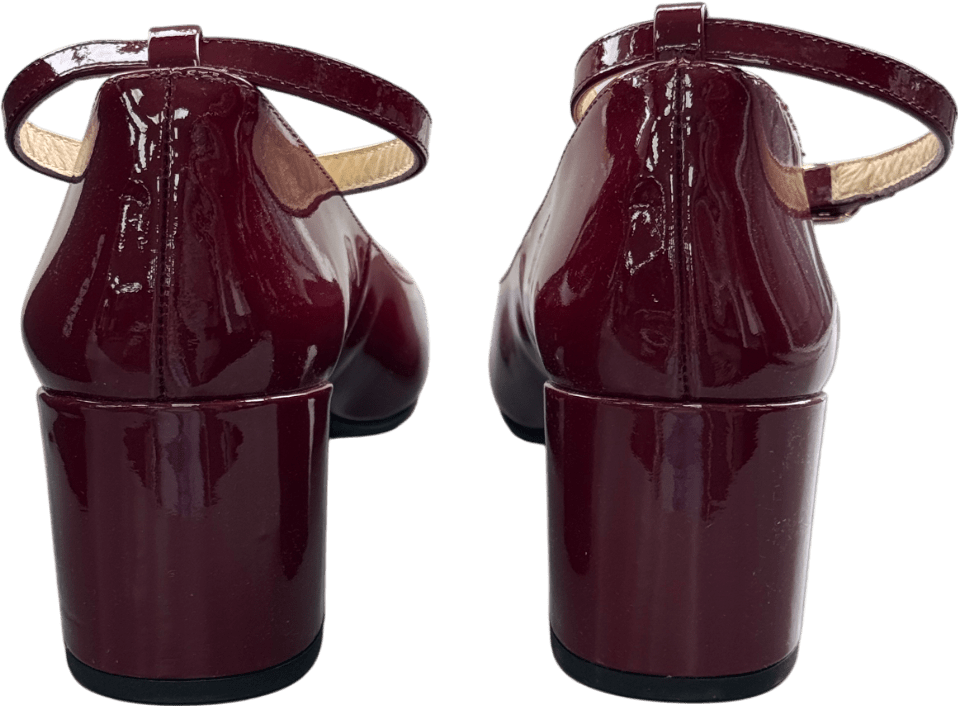 alohas Red Antoine 65 Patent Leather Mary Jane Pumps UK 6 EU 39 👠 - Reliked