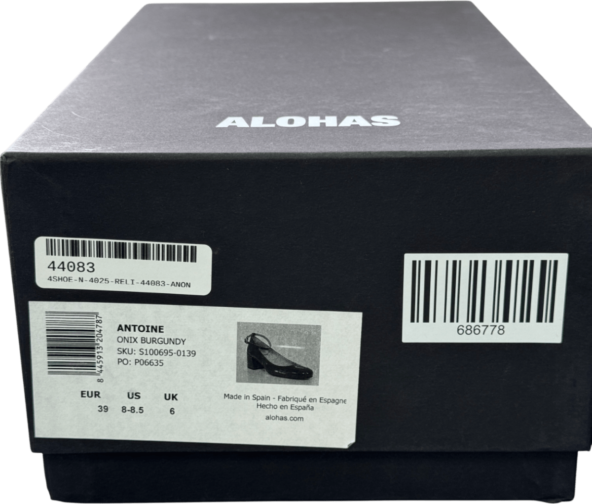 alohas Red Antoine 65 Patent Leather Mary Jane Pumps UK 6 EU 39 👠 - Reliked