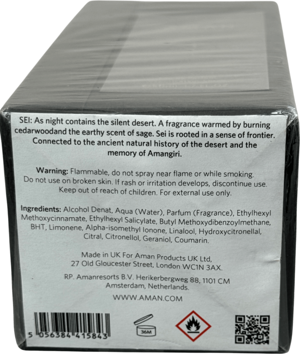 AMAN Sei Fine Fragrance Eau De Parfum 50ML - Reliked