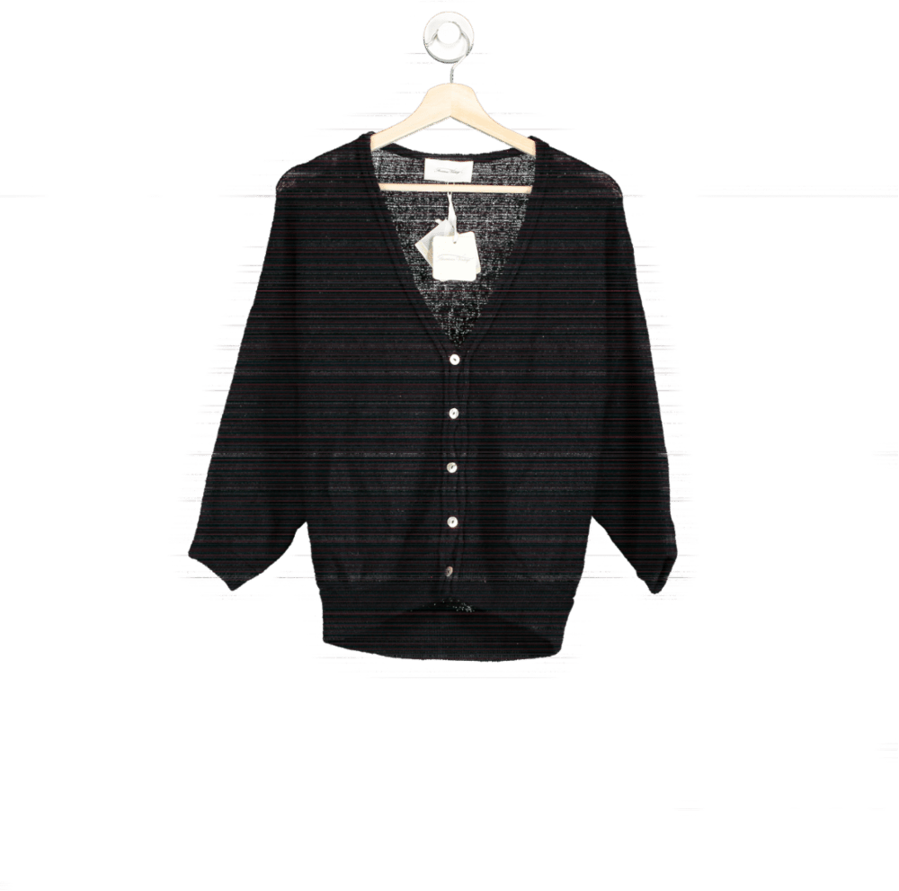 American Vintage Black UGO20 Cardigan XS/S - Reliked