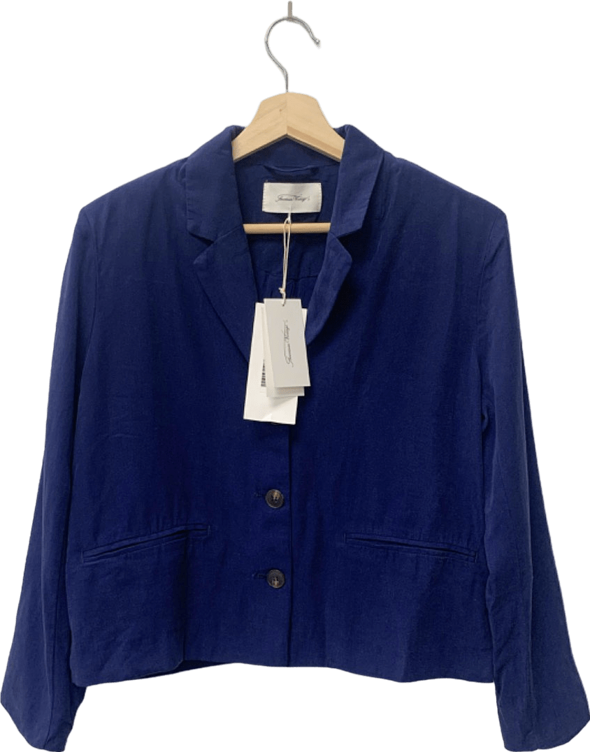American Vintage Blue NALASTATE Blazer S - Reliked