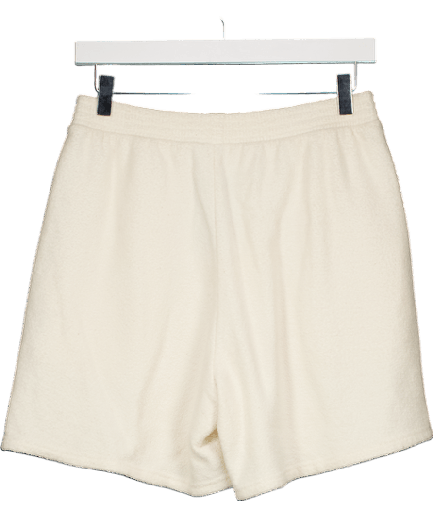 American Vintage Cream Terry Towelling Boxer Style Short UK S - Reliked