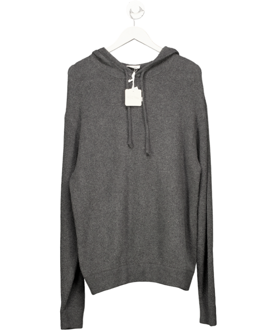 American Vintage Dark Grey Supersoft Blimy Hooded Sweater UK M/L - Reliked