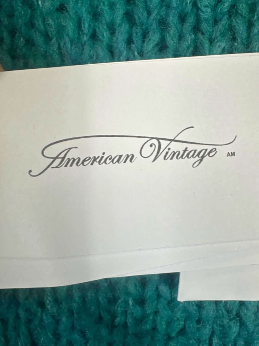 American Vintage Green Tropical Mélange Sweater XS - Reliked