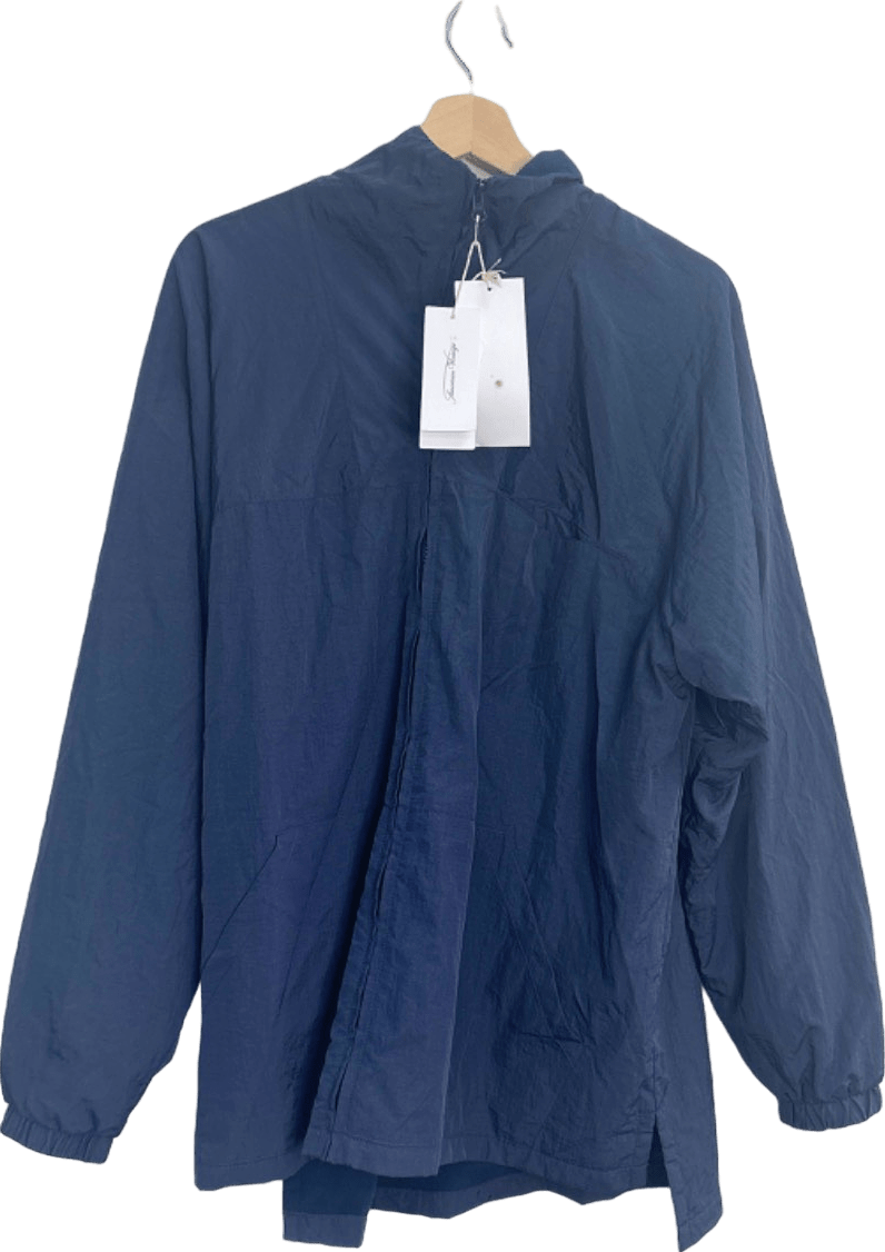 American Vintage Navy fleece lined parka jacket S/M - Reliked