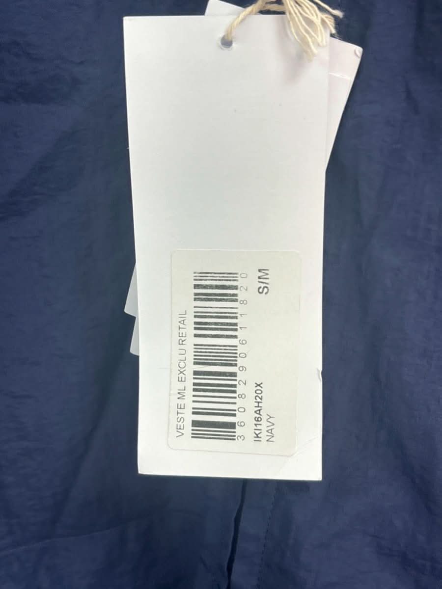 American Vintage Navy fleece lined parka jacket S/M - Reliked