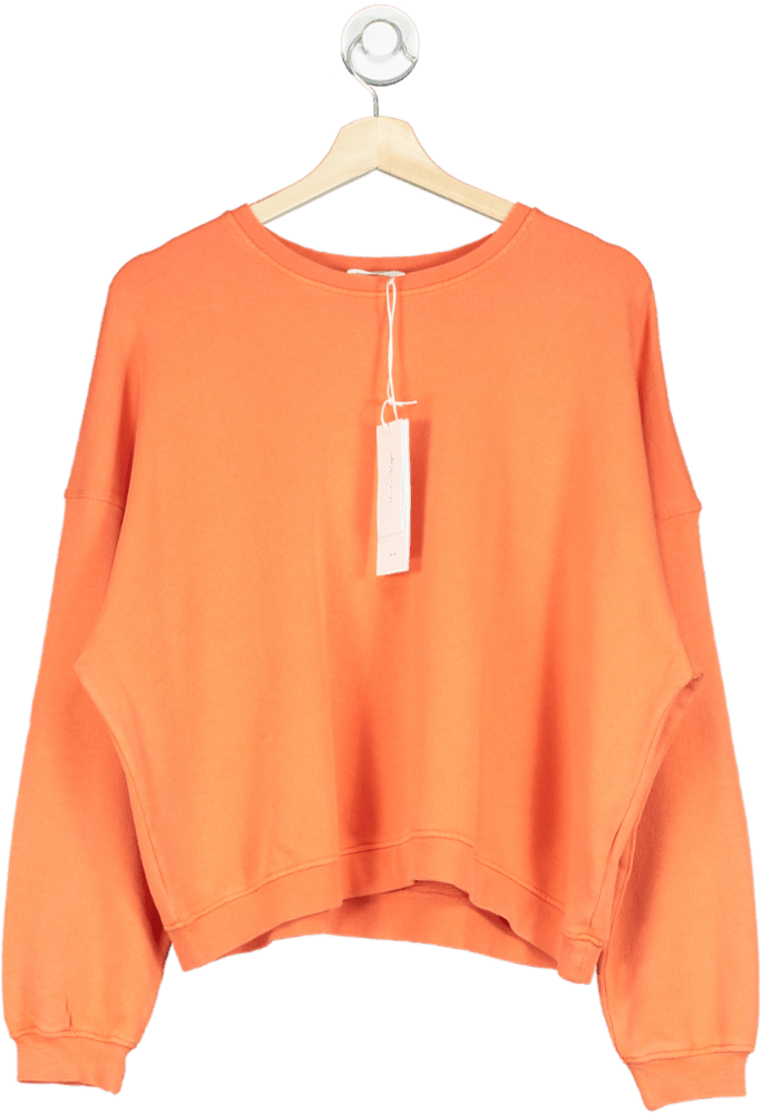 American Vintage Orange Hapylife Sweatshirt UK S - Reliked