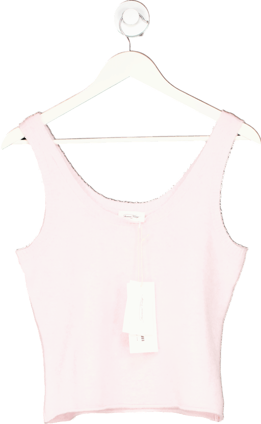 American Vintage Pink Damsville Supersoft Melange Top UK L - Reliked