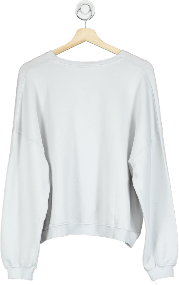 American Vintage White Hapylife Sweatshirt - Vintage Cloud UK S - Reliked