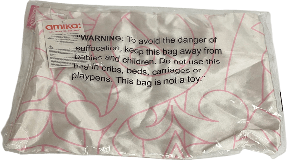 amika Cream Silk Pillow Case One Size - Reliked