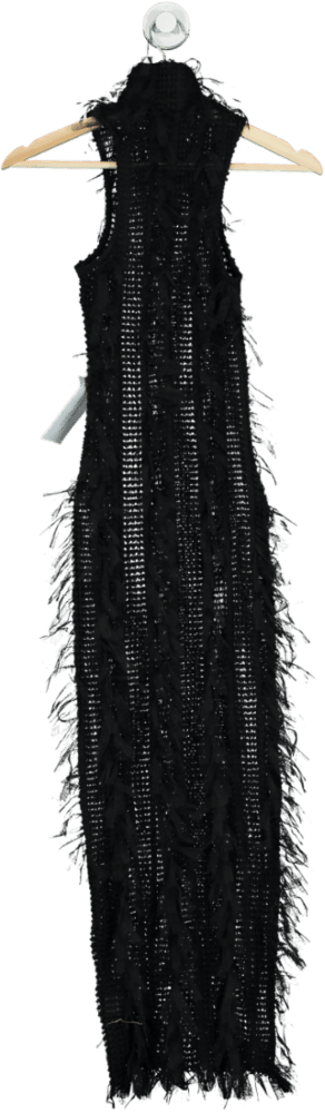 Amylynn Black Calla Dress UK 6 - Reliked