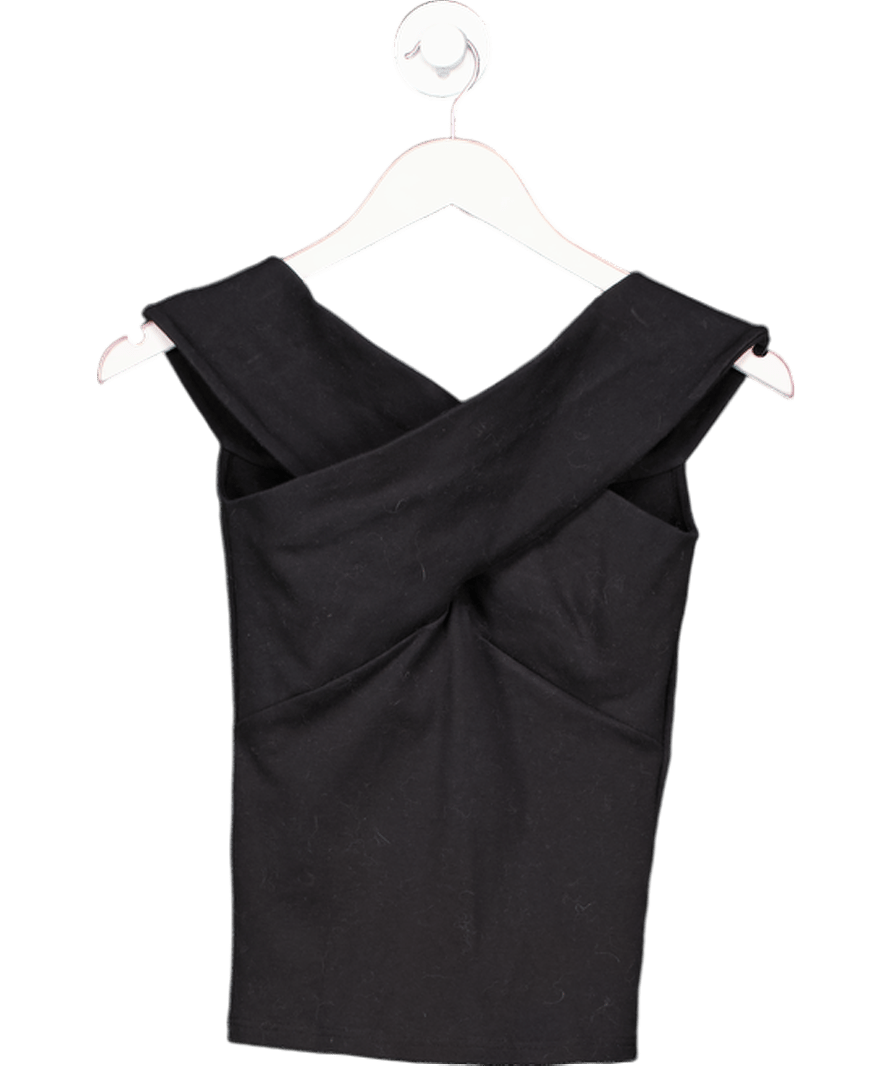 Andiata Black Abelena Cotton Top UK XS - Reliked