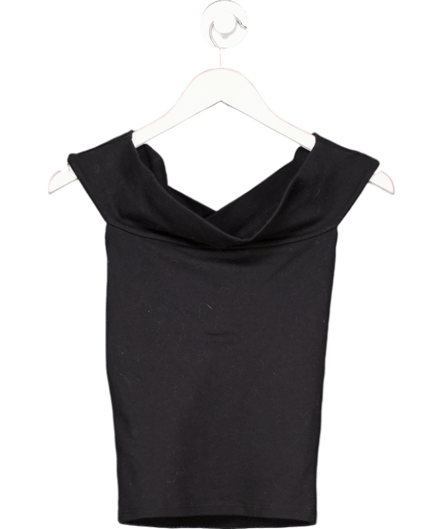 Andiata Black Abelena Cotton Top UK XS - Reliked