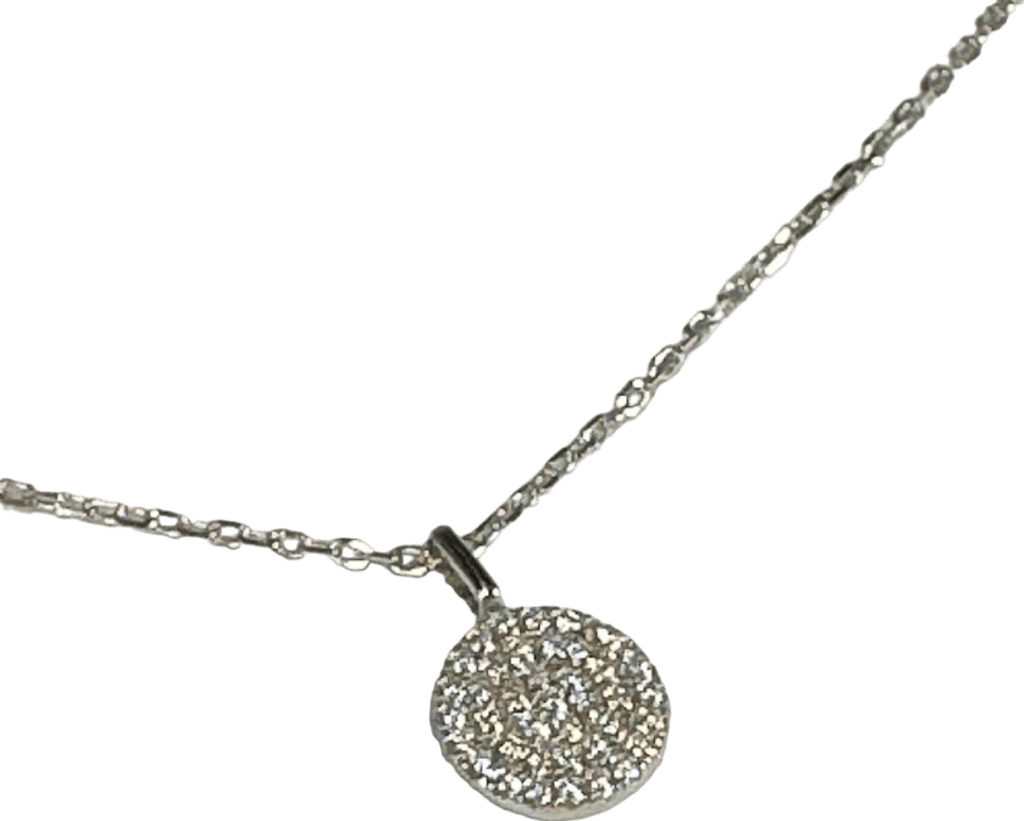 Ania Haie Silver Glam Disc Pendant Necklace - Gift Boxed - Reliked