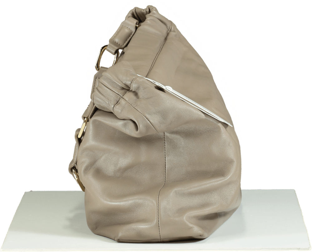 Anine Bing Taupe Chain Strap Shoulder Bag - Reliked