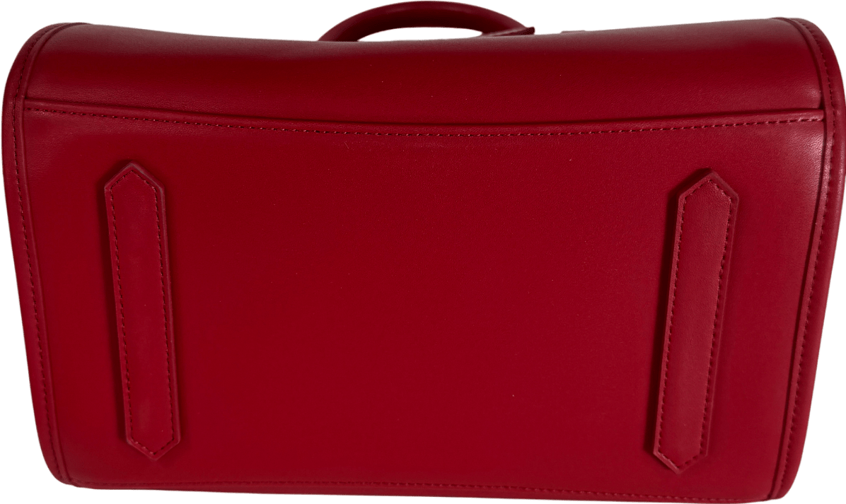 ANNA LOCH Red Rcl Leather Morgan Tote Bag With Crossbody Strap - Reliked