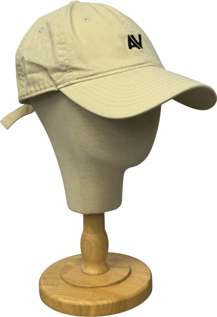 Another Version Beige Logo Baseball Cap One Size - Reliked