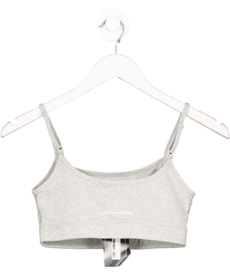 Another Version Cotton Stretch Basic Bra - Heather Grey UK XS/S - Reliked