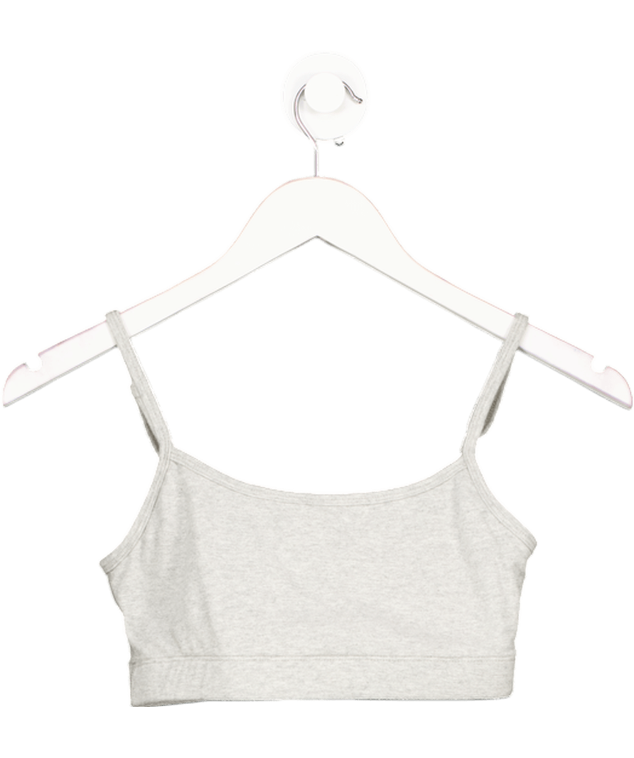 Another Version Cotton Stretch Basic Bra - Heather Grey UK XS/S - Reliked