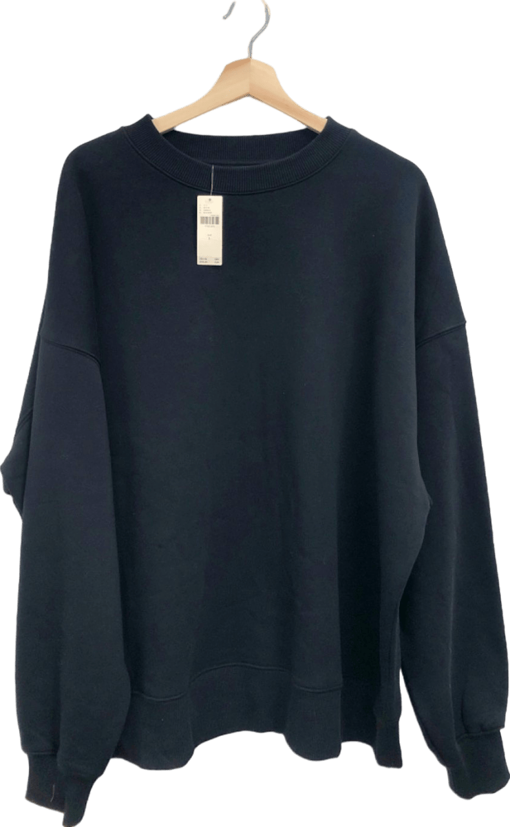Anthropologie Black Sweatshirt L - Reliked