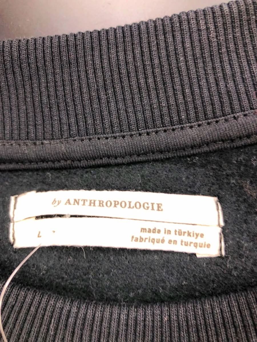 Anthropologie Black Sweatshirt L - Reliked