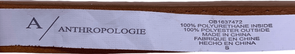 Anthropologie Gold Slim Belt S - Reliked
