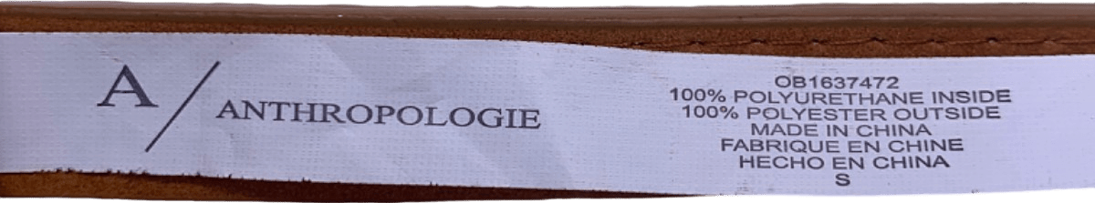 Anthropologie Gold Slim Belt S - Reliked