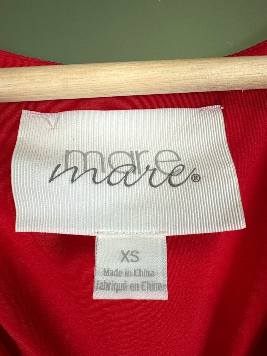 Anthropologie Mare Mare Red Three - Quarter Sleeve Top XS - Reliked