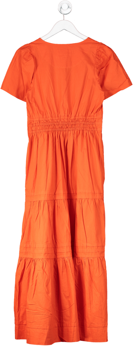 Anthropologie Orange Somerset Dress UK 12 - Reliked
