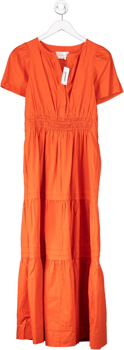 Anthropologie Orange Somerset Dress UK 12 - Reliked
