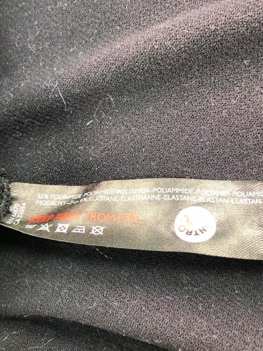 Anthropologie Out From Under Black Asymmetric Long Sleeve Top UK L - Reliked