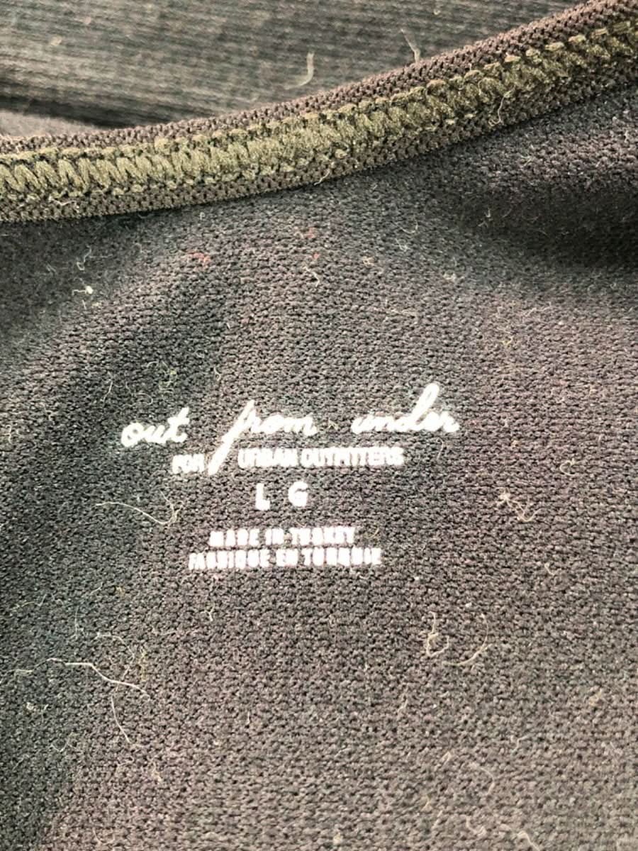 Anthropologie Out From Under Black Asymmetric Long Sleeve Top UK L - Reliked