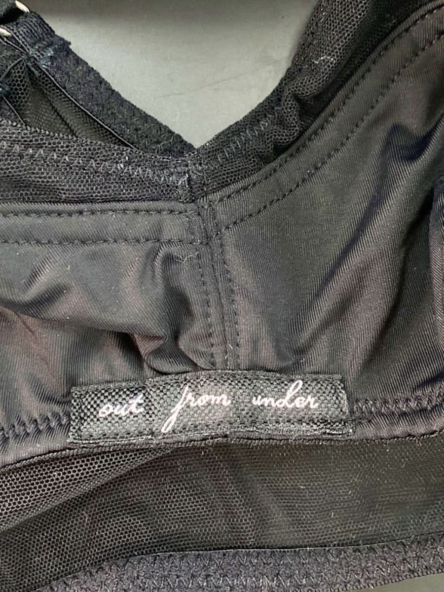 Anthropologie Out From Under Black Bralette UK S - Reliked