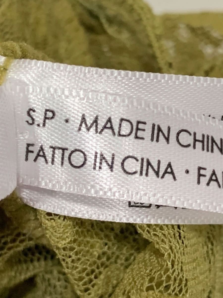 Anthropologie Out From Under Olive Green Lace Bodysuit UK S - Reliked