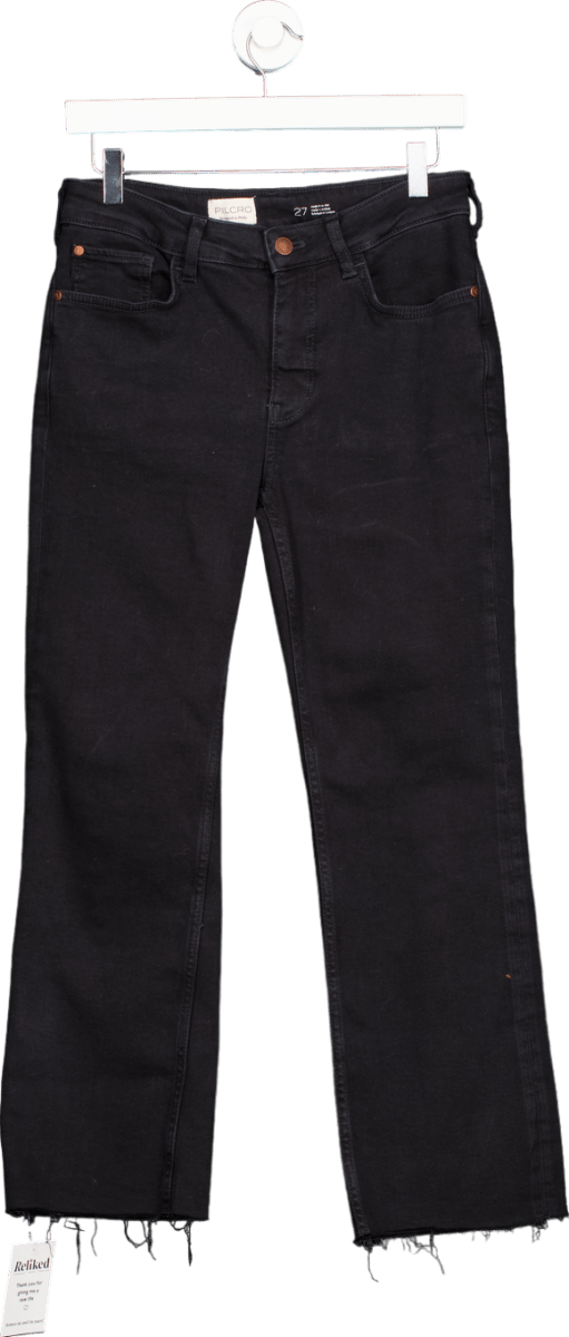 Anthropologie Pilcro Black Denim Jeans W27 - Reliked