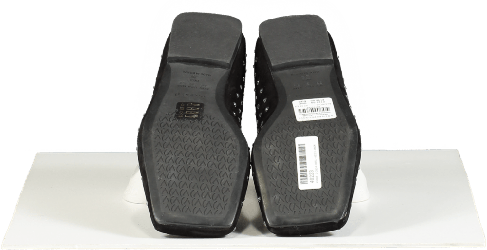 Anthropologie Vicenza Black Studded Ballet Flats EU 37 UK 4 - Reliked