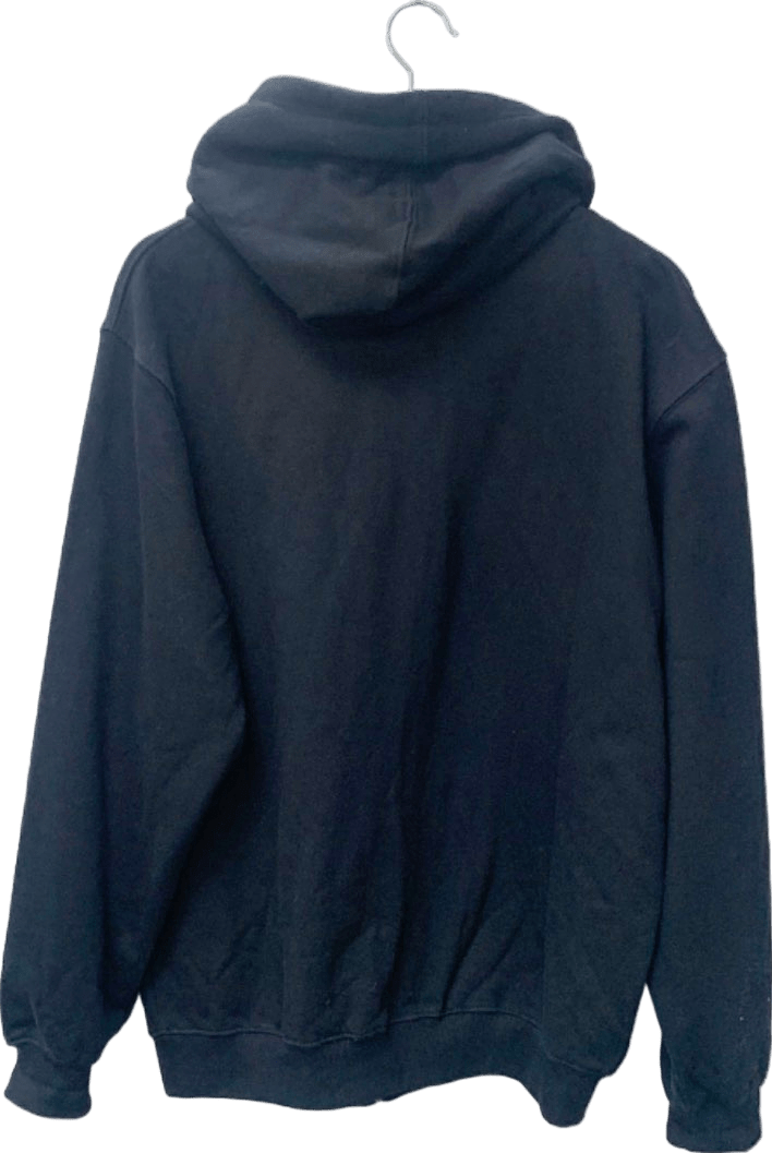 Anthropologie Wasted Black Dark Pitcher Hoodie UK M - Reliked