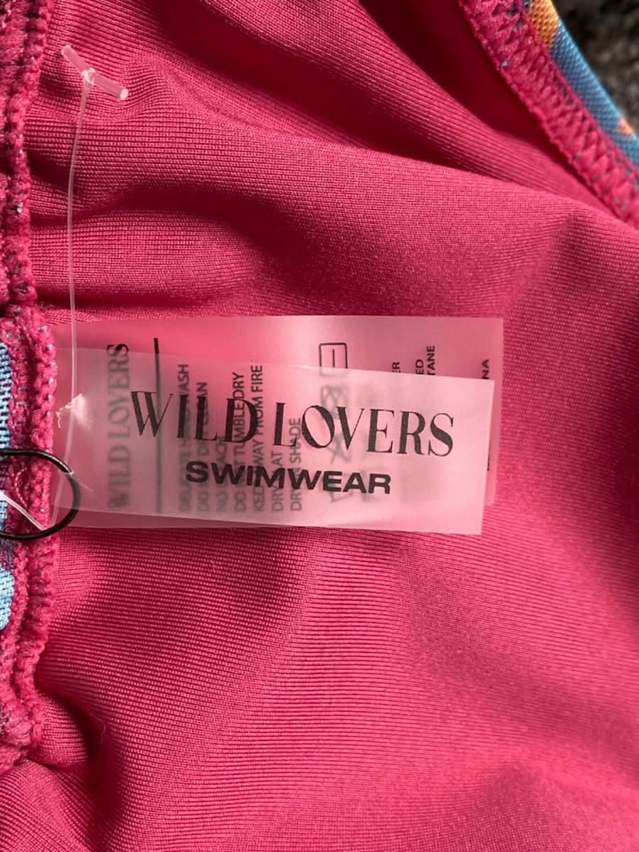 Anthropologie Wild Lovers Multicolour Tropical Print Bikini Set UK S - Reliked